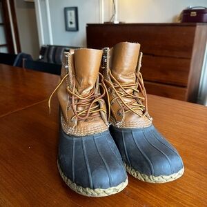 L.L. Bean Brown and Black Winter Boots